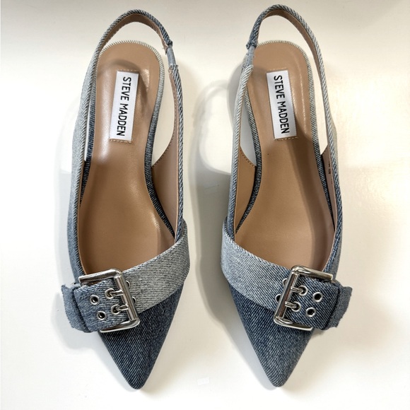 Steve Madden Denim flats - Picture 2 of 8